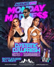 MONDAY MADNESS<BR>AT SUGARDADDYS NYC