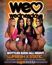 WE LOVE WEDNESDAYS SUGARDADDYS NYC