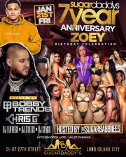7 YEAR ANNIVERSARY WITH DJ BOBBY TRENDS AT SUGARDADDYS NYC